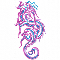 Dragoes Embroidery Design 11 Dragoes Embroidery Design 11